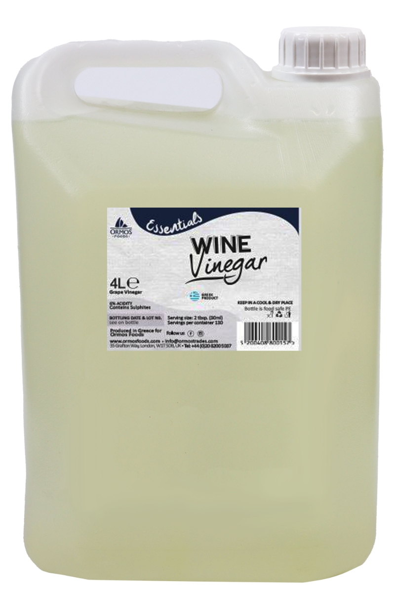 Ormos Essentials White Wine Vinegar 4L Ormos Trades Limited